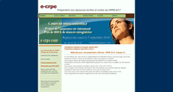 Desktop Screenshot of e-crpe.com